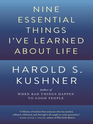 cover image of Nine Essential Things I've Learned About Life